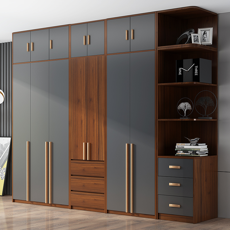 Wardrobe Modern Minima Rental House Economy Type Simple Wardrobe Home Bedroom Small Household Type Assembled Large Closet