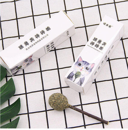 Cat Toys Catnip Sticks Lollipop Candy Cat Toys Molar Teeth Cleaning Wood Polygonum Cat Grass Cat Snacks