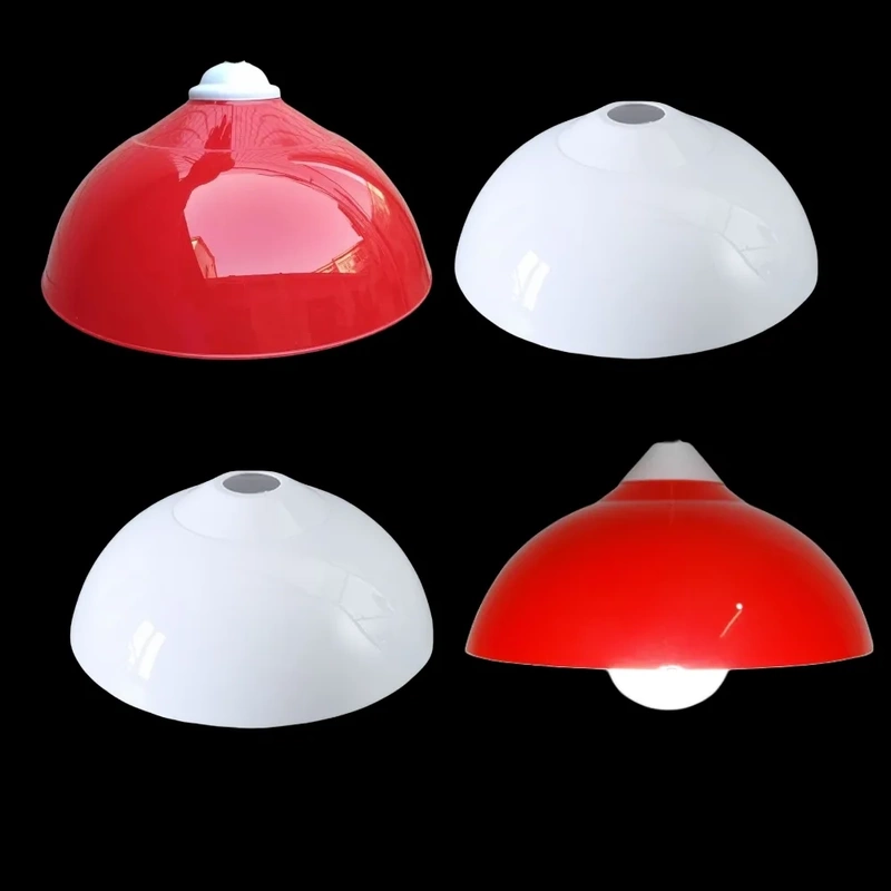 Red and White Bowl-Shaped Chandelier Shade Plastic Lightweight Shell for Street Stalls, Night Markets, Home Decoration, Light-Blocking Cover, Chandelier Accessories Red and White Bowl-Shaped Chandelier Shade Plastic Lightweight Shell for Street Stalls, Night Markets, Home Decoration, Light-Blocking Cover, Chandelier Accessories