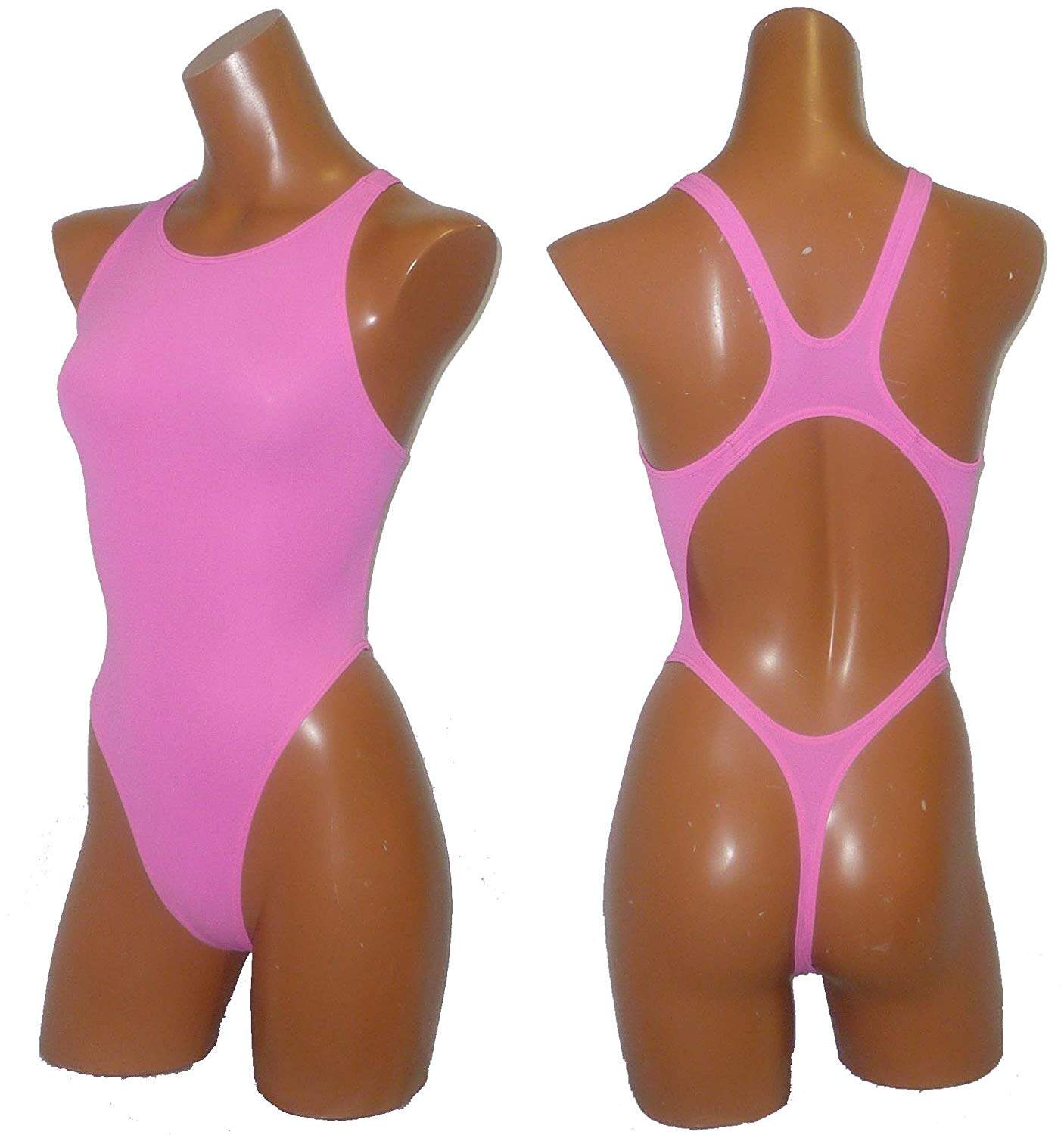 Japanese women's one-piece swimsuit Gymnastics suit competition swimsuit T-shaped sexy hot spring swimsuit high fork