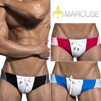 Japan direct mail Marcuse mens swimming trunks low waist sexy bikini adult swimsuit tight and comfortable