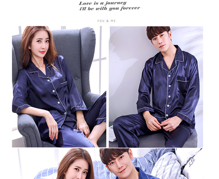 Pyjama mixte OTHER   en Soie à manches longues - Ref 3006045 Image 25