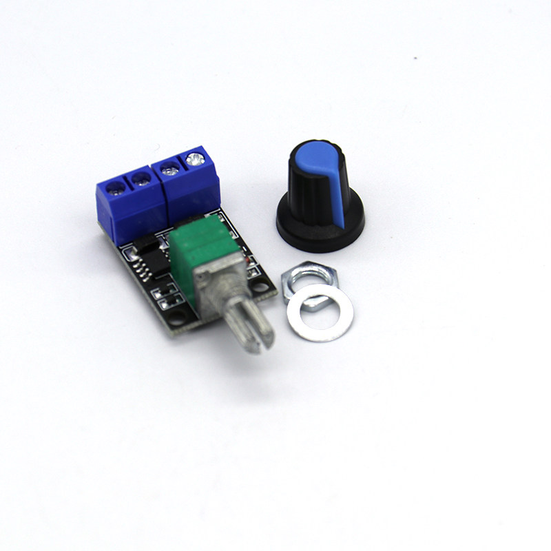 PWM直流电机调速器5V-16V12V调速开关 10A LED调光调速模块