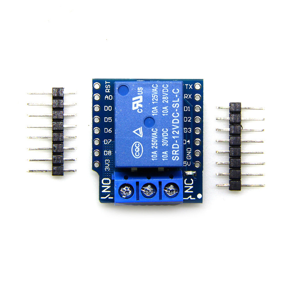 1路继电模块 高电平触发FOR D1 mini WIFI扩展板学习板继电器扩展