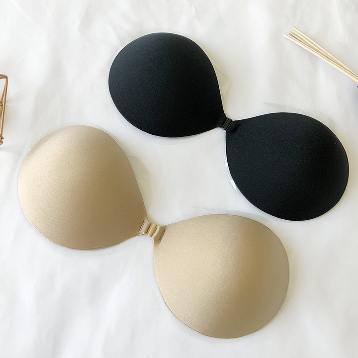 Real shot silicone vô hình ngực nhỏ ngực thu thập váy cưới trên biến thái dày không trơn ngực dán đồ lót đẹp