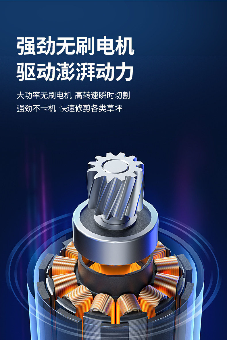 Газонокосилка 东成锂电充电手推式大功率草坪机电动除割草神器打草机东城旗舰店 Tung Shing