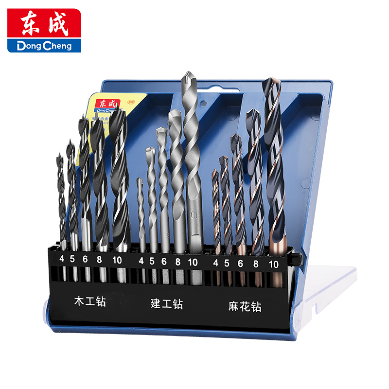 East Chengdu Electric Drill Alloy Drill Bit Suit 15 pieces of woodwork drill bits Jiang drill bits Twist Drills Home Drilling-Taobao