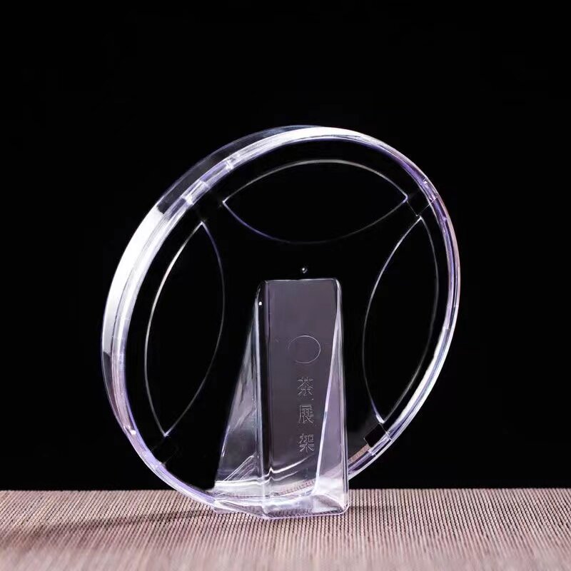 Tea cake rack sample display box transparent plastic tea cake practical 357g tea cake packaging Pu'er tea cake tea rack