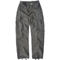 American classic paratrooper trousers camouflage overalls outdoor casual loose multi-pocket drawstring foot military fans