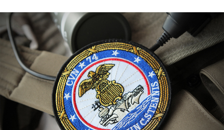 CQB Cobra Wrath Velcro Băng đeo tay chiến thuật Nâng cao thêu cá tính Quân đội Epaulettes miếng dán áo