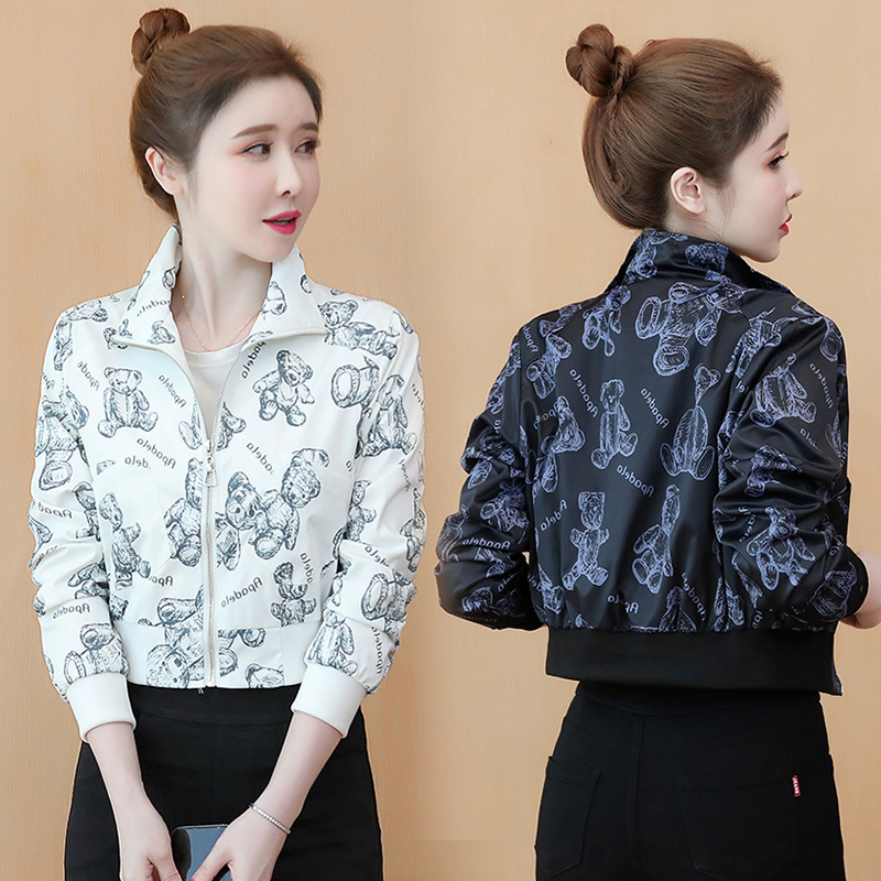 2026 New Spring and Autumn Short Jacket for Petite Women, Korean Style Versatile Baseball Jacket, Women's Workwear Coat