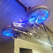 Bar KTV Ceiling Aircraft Creative Atmosphere Light Machinery Gear Sci-fi Wind Space Airship Ceiling Decoration Pendant