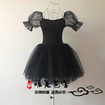 New professional dance gauze skirt ballet tutu skirt Swan Lake performance costume adult puff sleeve ballet skirt