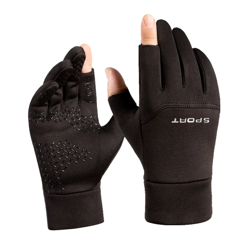 Мужские зимние ветрозащитные водонепроницаемые удерживающие тепло лыжные флисовые дорожные перчатки