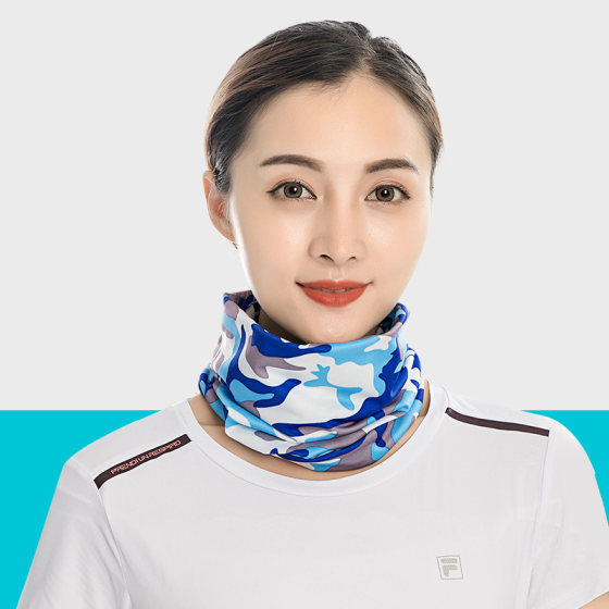 Ice silk magic headscarf summer sun protection scarf men's and women's sports outdoor fishing riding mask face scarf thin neck sleeve