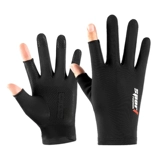 Мужские летние тонкие шелковые нескользящие перчатки