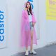 Buy one get one free] outdoor travel thickened raincoat men and women anti-storm rain adult long full body children's waterproof rain cape