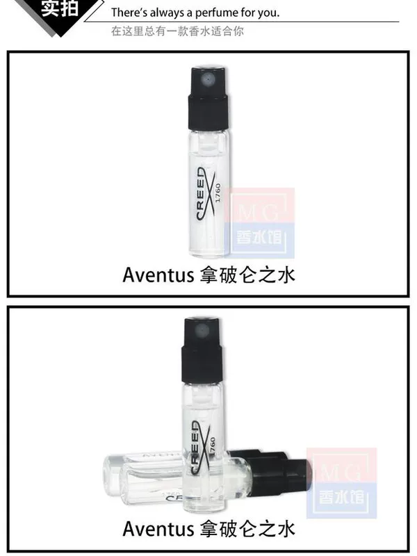 Creed Faith Silver Mountain Spring Napoleon Water Classic Men Nước hoa trung tính Mẫu 2.5ML - Nước hoa