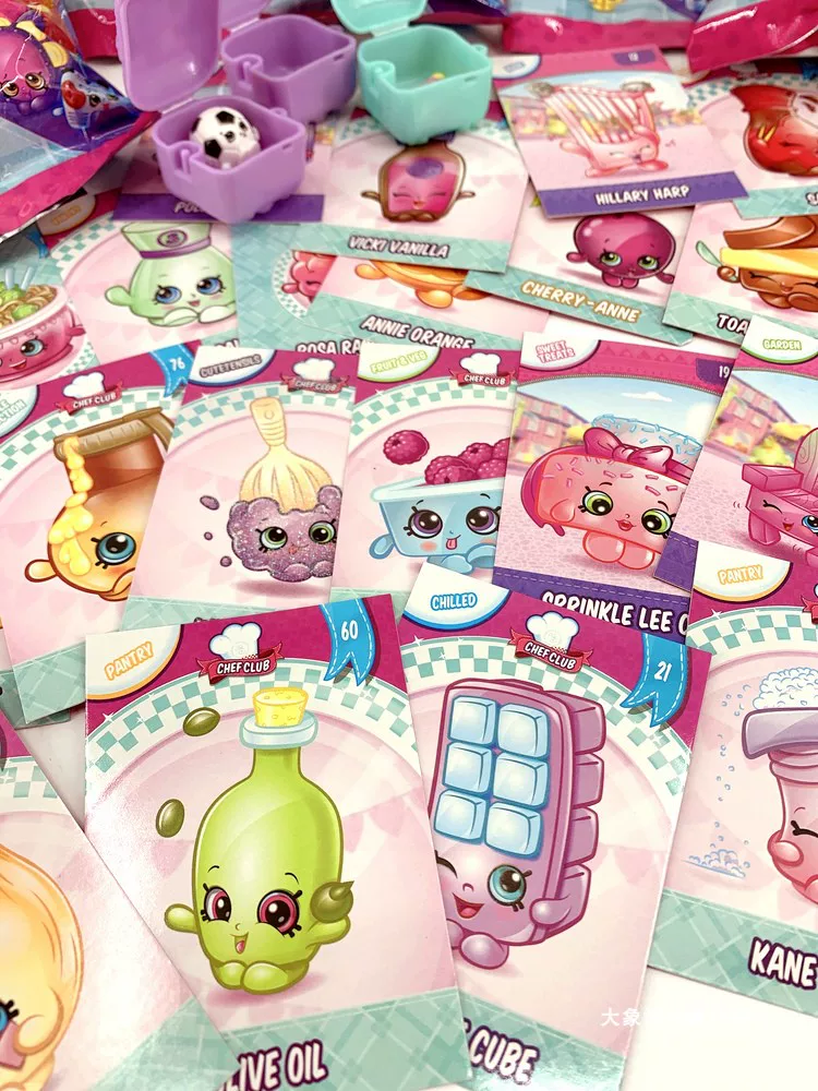 Blind bag Shopkins: мини-кукла и коллекционные карты, случайная мини-кукла + 14 карт, 1/12/24 упаковки