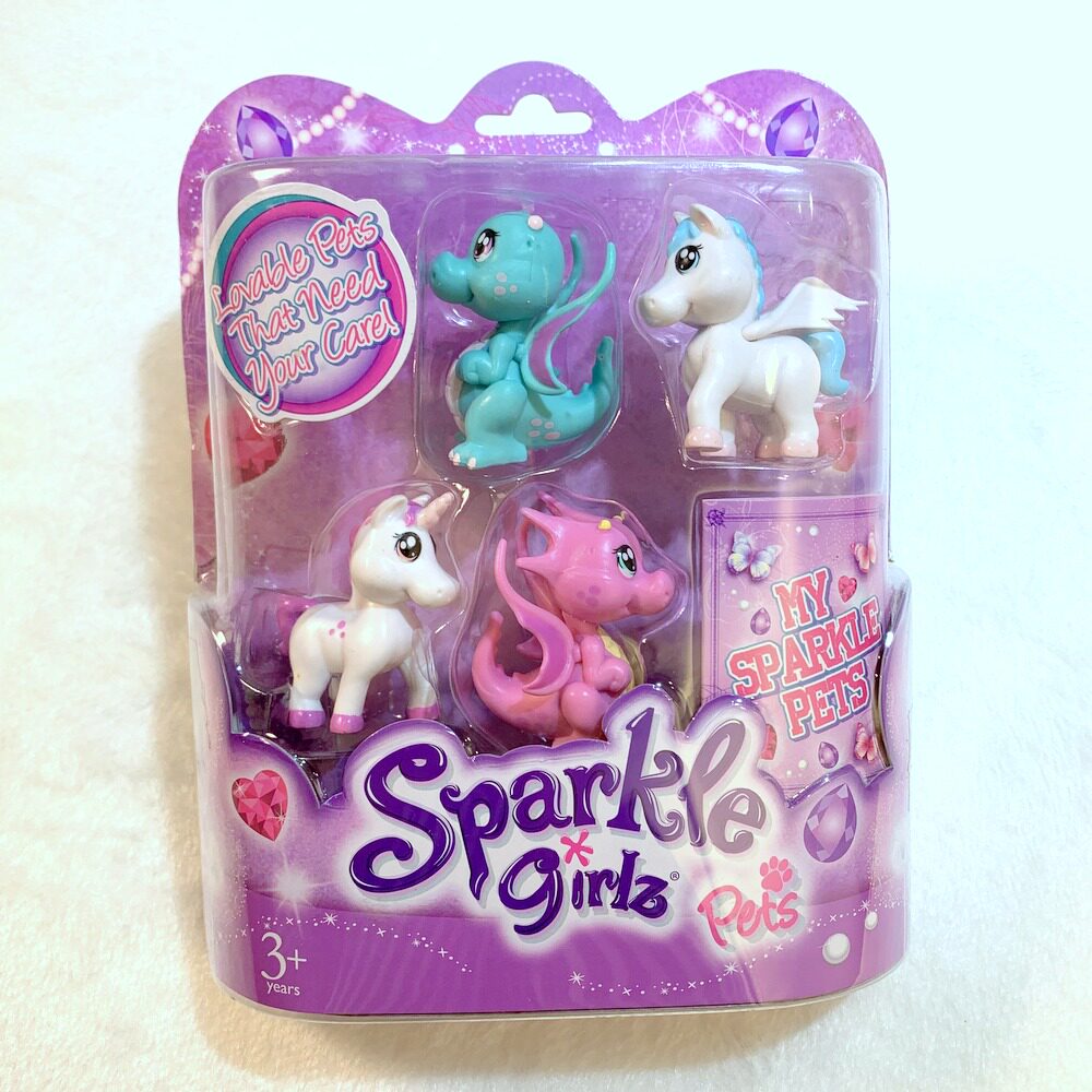 Mini dolls Sparkle girlz Pets small paparazzi solo horse flying dragon swan turtle small yellow duck and so on