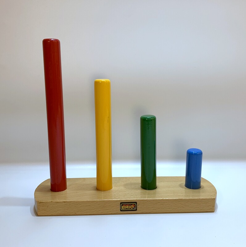 Over 1 year old toys Swedish big color bead frame Cognitive color numeracy solid wood piano paint process