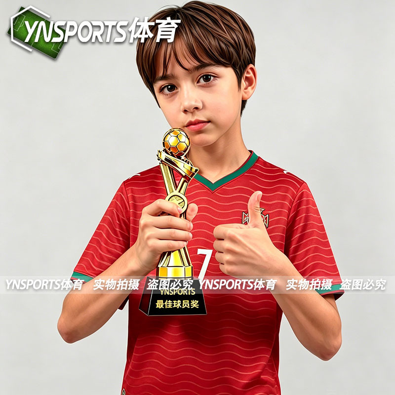 2026 Portugal Team Home Jersey Children's Clothing No. 7 Ronaldo No. 11 Felix B Feileo Short-Sleeved Football Uniform 2026 Portugal Team Home Jersey Children's Clothing No. 7 Ronaldo No. 11 Felix B Feileo Short-Sleeved Football Uniform