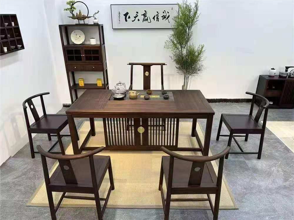 新中式实木茶台茶桌椅组合为何成为现代办公室的新宠?-茶台茶桌-淘宝好物网