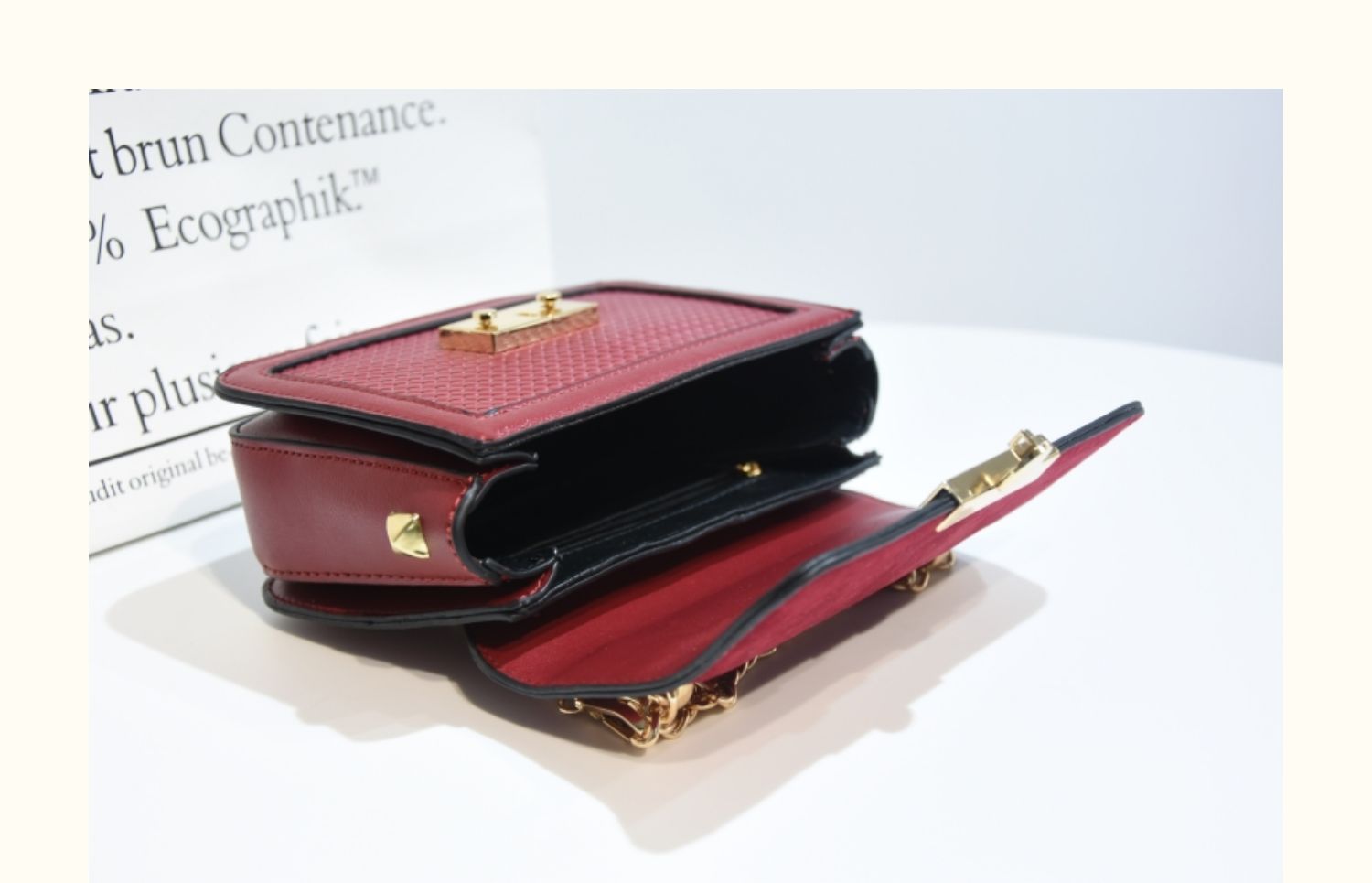 Túi nữ 2019 chéo chéo nhỏ ck bện hình thoi chuỗi nhỏ túi vuông kết cấu sling tuổi trung dưới túi. - Túi xách nữ túi xách nữ charles & keith