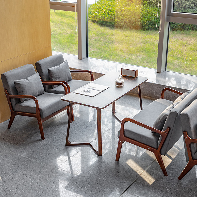 Net red milk tea shop tables and chairs combined technology cloth sweet shop negotiate commercial bar café sofa seat