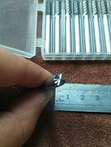 6cm rod length 50MM Taiwan wave blade KG3 blade 55 degree tungsten steel alloy rough skin milling aluminum special milling cutter straight bar slotting