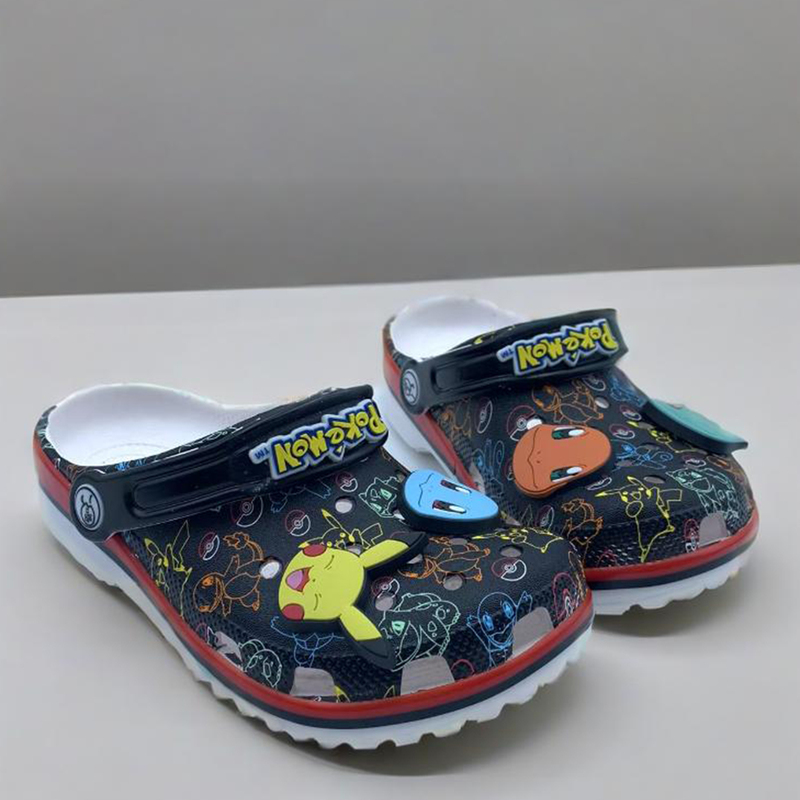 Pokémon Co-Branded Children's Clogs, Non-Slip Breathable Beach Shoes, Girls' Sandals, Slippers for Older Children, Boys' Shoes Pokémon Co-Branded Children's Clogs, Non-Slip Breathable Beach Shoes, Girls' Sandals, Slippers for Older Children, Boys' Shoes