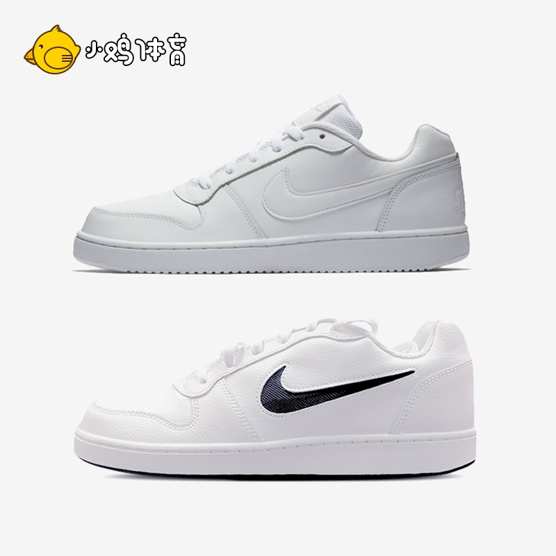 Giày Nike chính hãng nam và nữ EBERNON THẤP 2020 mùa xuân và mùa thu thấp giúp khắc hoang dã giày đế bằng giày trắng - Dép / giày thường