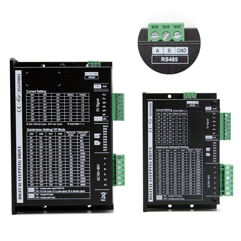 485 Communication 57 86 Step Motor Drive Suit DM860542 supports serial port newsletter Modbus protocol