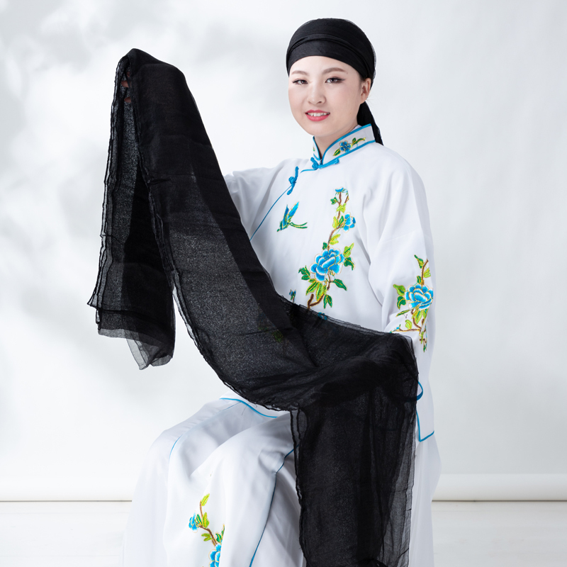 Opera Water Gauze, Theatrical Head Covering, Crepe Gauze, Opera Black Gauze, Theatrical Head Covering Supplies, Silk Water Gauze, Small Male Lead, Old Male Lead, Old Female Lead