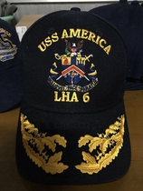 Vanguard USS LHA-6 imported original USS United States amphibious assault ship commander general baseball cap