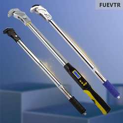 Torsion Wrench for Straight Threaded Steel Sleeves, Electronic Digital Display Torque Scale, Pipe Wrench Type, Mechanical Preset, Direct Sales