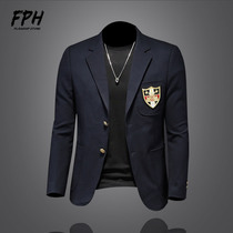 The Yuppie Handsome Suit for Mens Inn Wind 2020 New Spring and Autumn Fried Street Casual Little Suit Jacket Male Korean version Trend