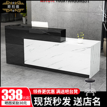 Bar counter Cashier Simple modern shop Small beauty salon Convenience store counter Commercial restaurant front desk Reception desk