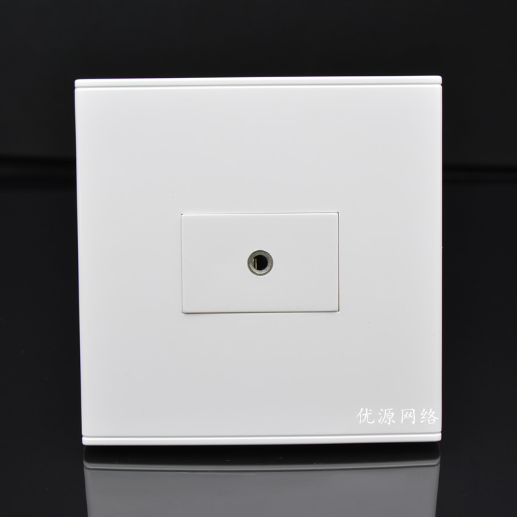 Type 86 3 5 Audio Extension Wire Panel Headphone Socket 3 5 Audio Video panel free of welding audio socket-Taobao