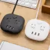 Chiwei multi-function socket multi-port USB outlet plug wiring extension cable Creative three-dimensional row plug with line plug board