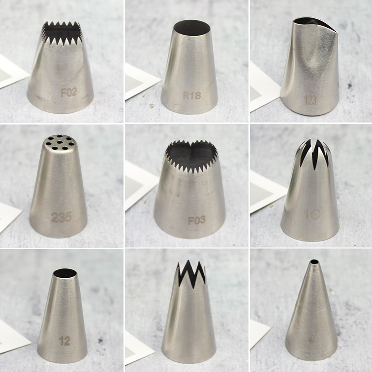 304 stainless steel mouth cake cookie fova tooth framed baking tool household single mount