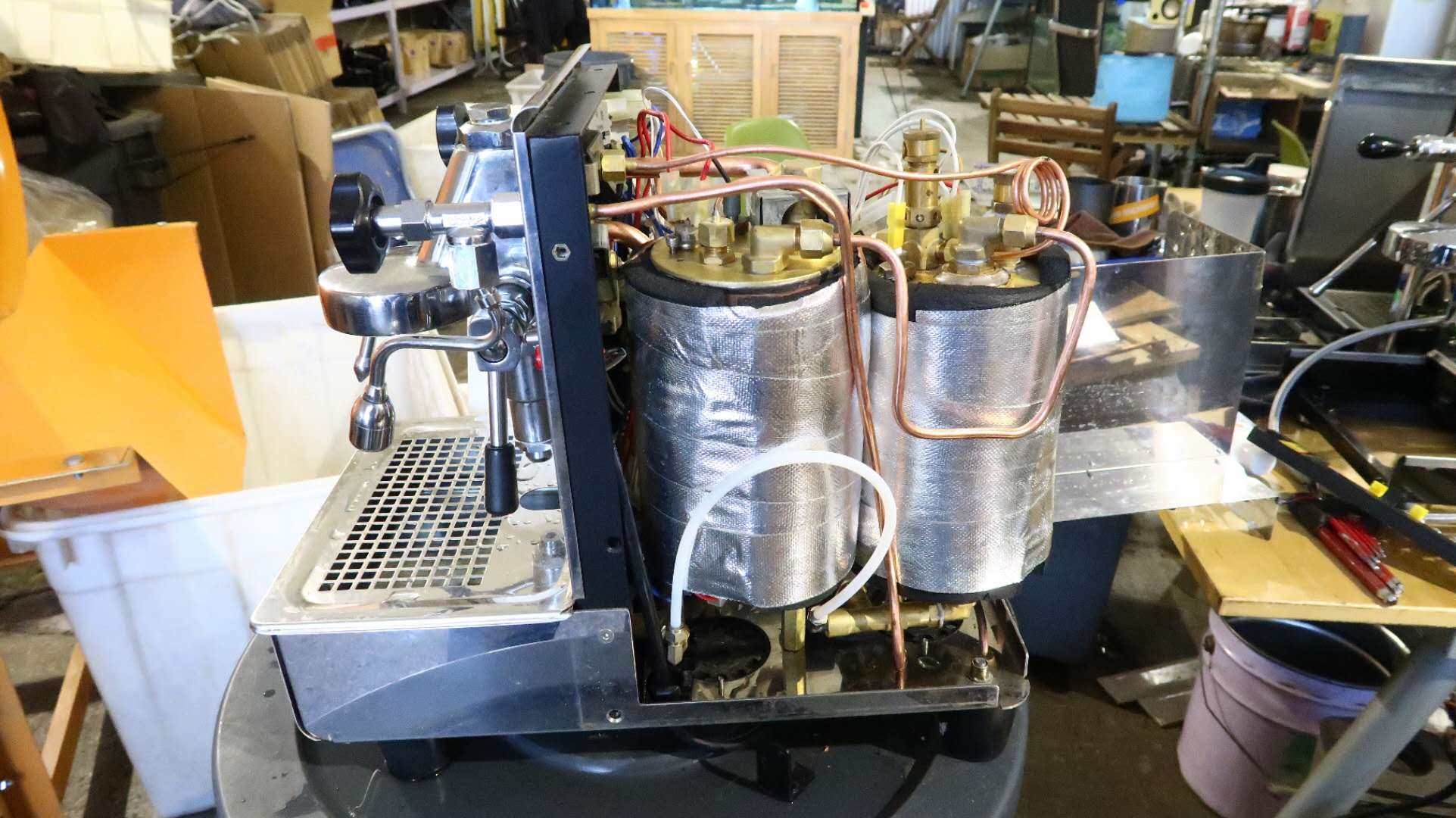 Aibo e61 coffee machine maintenance refurbishment descaling modification