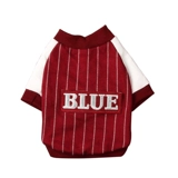 Одежда для собак бейсбольная одежда Тедди плюшевые щенки щенки щенки щенки Bie Bumei Clothing Houtde осень и зимняя одежда