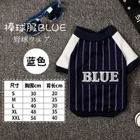 Синяя бейсбольная футбольная форма