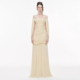 KLIOU temperament, gentle atmosphere, retro one-shoulder dress, women's niche pleated slimming hot girl long dress trendy