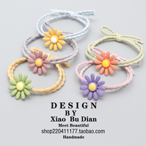 Peel band children daisy flower double hair rope net red ins fresh sweet wild Hairband hair accessories headrope