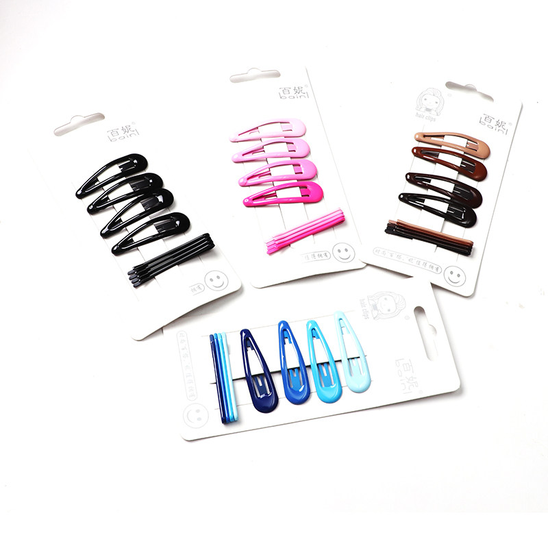 South Korean high quality color suit BB clip with clip-to-drop glazed gradual color and seaside clip with small hair clip hair accessories