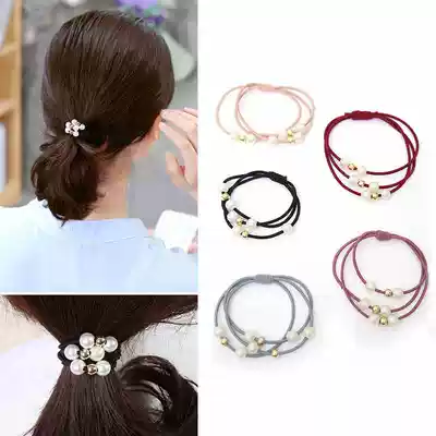 2018 Spring rubber band Hairband Korean Hairband tie hair holster cute hipster adult hair accessories headgear
