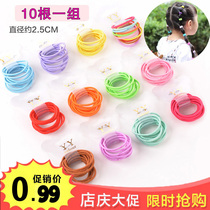 Korean childrens hair accessories thick fun base trumpet Hairband bottomed rubber band girl baby hair rope