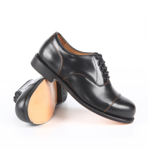 3516 Goodyear online leather 65 three-joint leather shoes leather bottom round tie-up business dress Derby shoes autumn